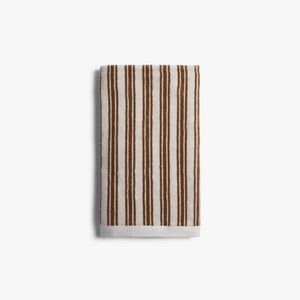 Open Box - Parachute - Striped Supersoft Bath Towel Parchment  Parchment & Pecan
